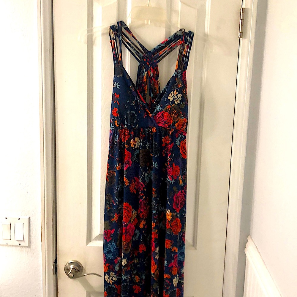 Pink Rose flower pattern Dress